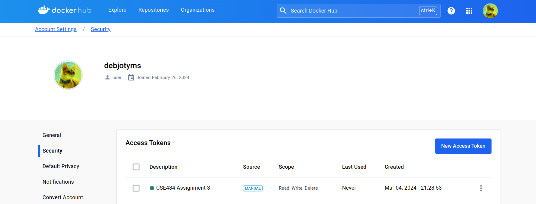 Screenshot: 7.3: Assign a New Tag