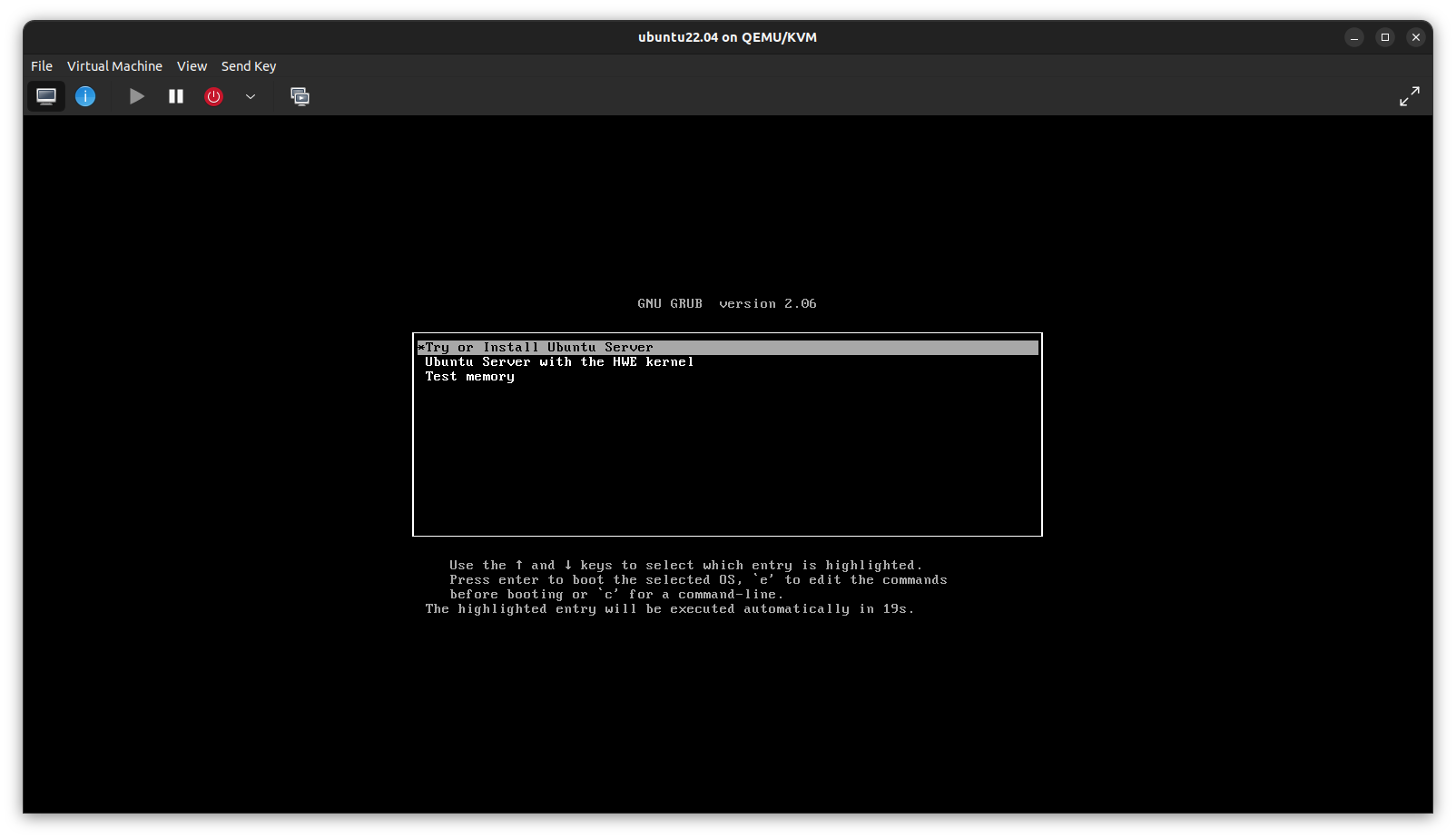 Screenshot: 2. Create a VM using VMM (GUI)