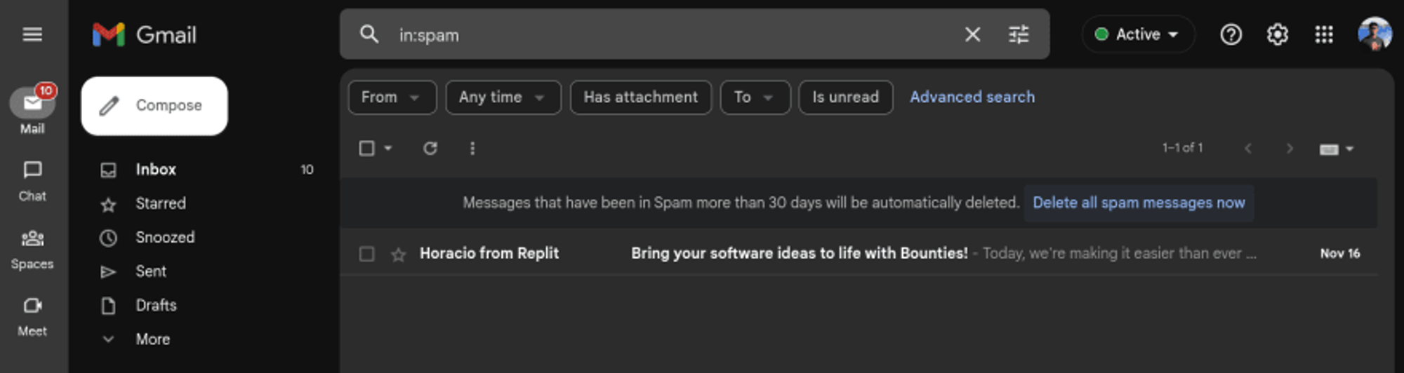 Gmail Spam Detection