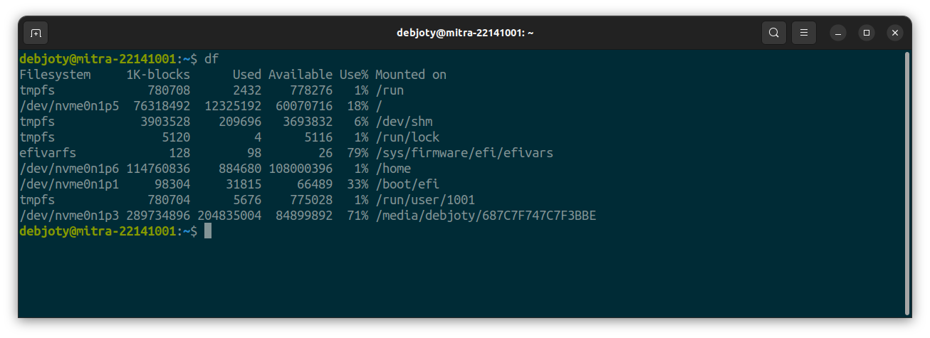 Screenshot: 7. df